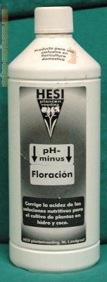 HESI Reductor PHFloración1L. | Rel: GHE Aumentador pH Up1L