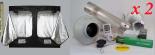 Kit COOL TUBE 400w + Armario 240x120x200 | Rel: Kit BASICO 400w + Armario 240x120x200 + Bandeja cultivo 200x100